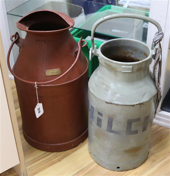 A milk carrier and similar 5 gallon carrier